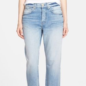 7 For All Mankind 1984 Cropped Boyfriend Jeans